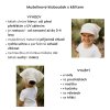 Mušelínový klobouček s kšiltem (2)