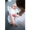 Spací vak pre bábätko Sleepee Third Step Swaddle Black Dots