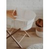 Ahojbaby Mojžíšův košík pro miminko Paper Dream white + matrace