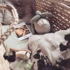 Ahojbaby Mojžíšův koš miminko natural + matrace