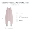 Mušelínový spací pytel s nohavicemi S info