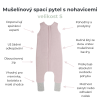 Mušelínový spací pytel s nohavicemi S