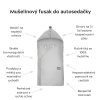 Mušelínový fusak do autosedačky sleepee