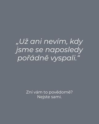 Chronické nevyspání… problém většiny rodičů malých dětí. 😭 Máte občas pocit, že nejste jako dřív? Že častěji vybuchnete,...