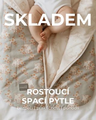 ‼️ Hurááá 😍 Nejoblíbenější rostoucí spací pytle Sleepee Grow Up jsou opět SKLADEM ♥️ a ve všech barvách! Už si nemusíte...