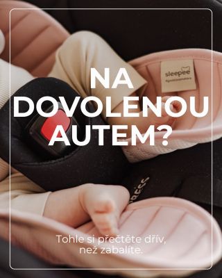 Chystáte se letos s miminkem 👶🏼 na dovolenou autem 🚗? Nezapomeňte se pořádně vybavit! Máme pro vás hned několik řešení od...