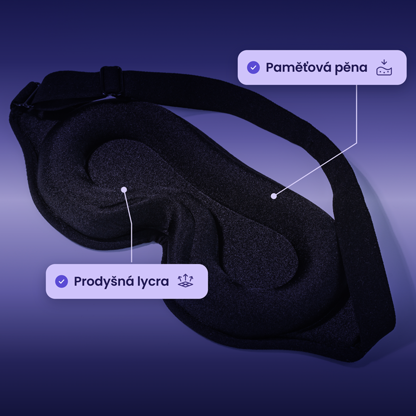 Údržba masky na spaní Midnight