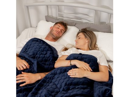 Zátěžová deka Cool & Warm Blue 5 Kg