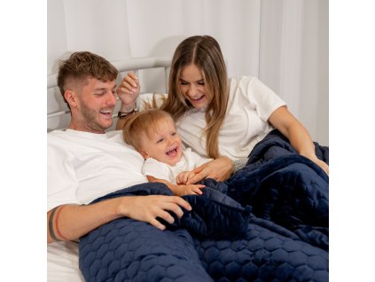 Zátěžová deka Cool & Warm Blue 6 Kg