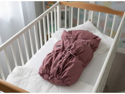 bavlnena zavinovacka na snerovani sleepsheep tmave staroruzova (4)