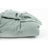 mušelínová dusty mint mentolová zavinovačka s výšivkou šněrovací péřová celoroční letní sleepsheep