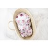 šněrovací bavlněná zavinovačka s velkými květy sleepsheep péřová, nepéřová, letní sleepsheep.