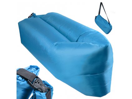 Lazy BAG SOFA airbed blue 200x70cm