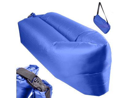 Lazy BAG SOFA airbed navy blue 230x70cm