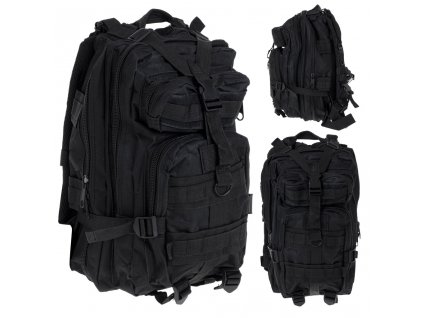 Taktický vojenský turistický batoh 25L černý