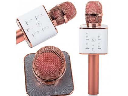 Bezdrátový bluetooth mikrofon karaoke reproduktor