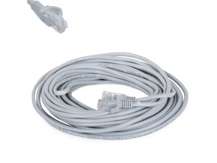 Síťový kabel LAN cat5e rj45 kroucený pár ethernet 15m