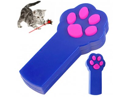 Laserová kočičí světelná hračka ukazovátko tlapka