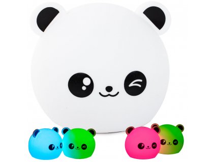 Dětská noční lampička vedla rgb panda touch