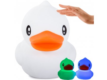 Dětská noční lampička vedla rgb duck touch