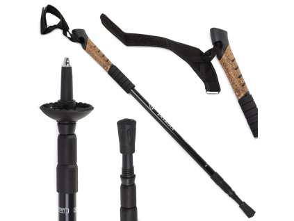 Nordic Walking Stick s korkovou rukojetí