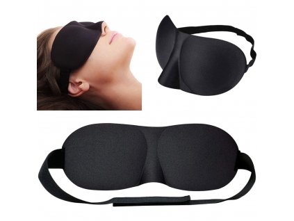 Maska na spaní s klapkami na očích 3d komfortní spánek