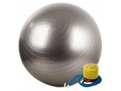 Gymnastický míč šedý