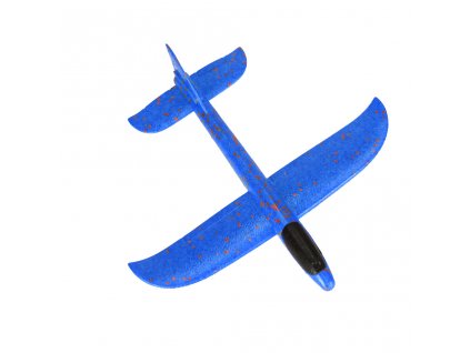Plachtařské letadlo polystyren 47x49cm modrá