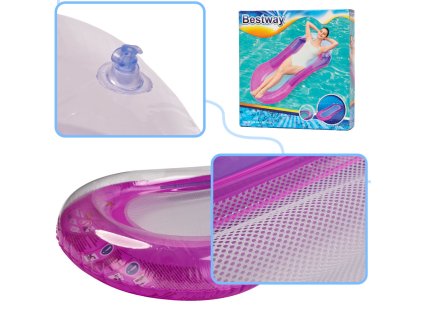 BESTWAY 43103 Síťovaná nafukovací matrace fialová