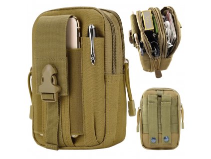 Military tactical molle belt pouch