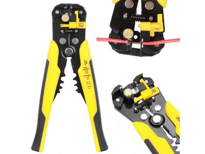 Wire stripping pliers cable crimper