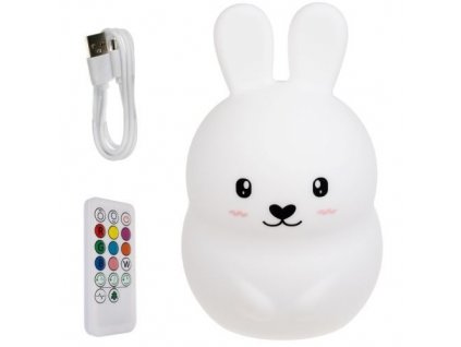 Noční lampa RGB s dálkovým ovládáním - králík
