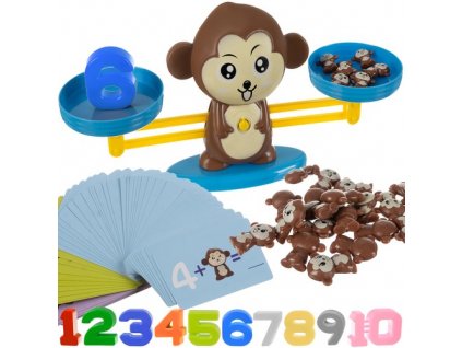 Vzdělávací hra monkey - balance scale