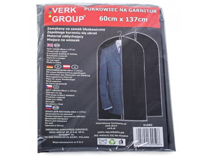 Oblek na oblečení 60x137cm, sáček na zip
