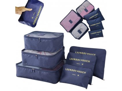 Cestovní organizéry pro kufry síťka na prádlo x6