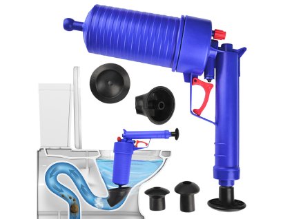 Pipe unblocking gun wc pusher mole