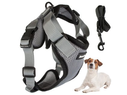 Harness for dog walk light soft strong l