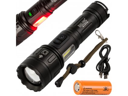 Tactical torch bailong cree led xhp160 cob power