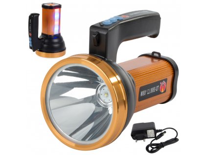 Powerful rechargeable led camping searchlight