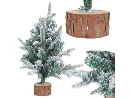 Artificial christmas tree snow small 50cm desk decoration