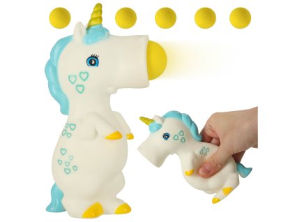 Pistole na pěnové míčky Unicorn Squish Gun pro střelbu s míčky