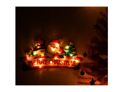 Lampki LED wiszaca dekoracja swiateczna Merry Christmas 45cm 137611