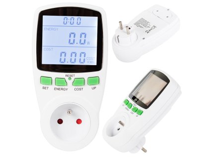 WATT METR ELEKTROMĚR S LED PODSVÍCENÍM