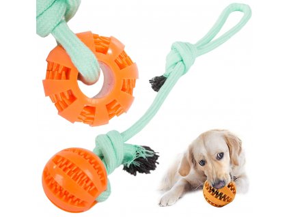 Dog toy chew tug rope strong long