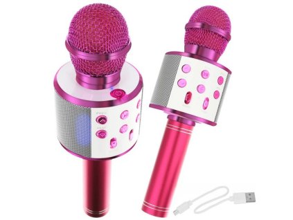 34584 karaoke mikrofon ruzovy izoxis 22191