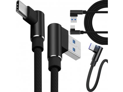 Úhlový nabíjecí qc kabel Usb-c typu c k telefonu 1m