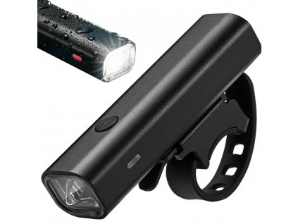 Front led bicycle light water resistant rechargeable battery