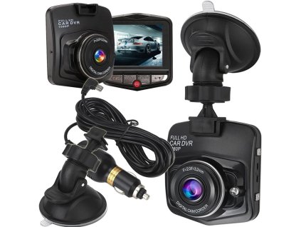 Full hd kamera do auta s lcd displejem videorekordér pro záznam jízdy