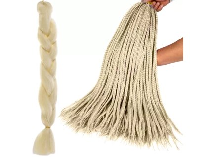 Syntetické copánky na vlasy blond Soulima 23556