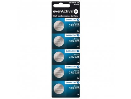 Bateria everActive litowa CR2025 blister 5szt.